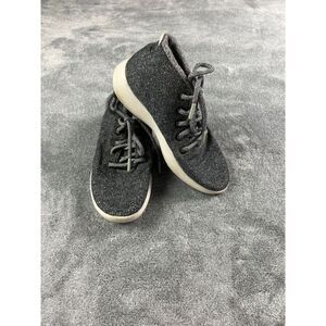 Allbirds Women's WRU Mizzles Wool Runner Up High Top Shoes Size W8 Dark Gray